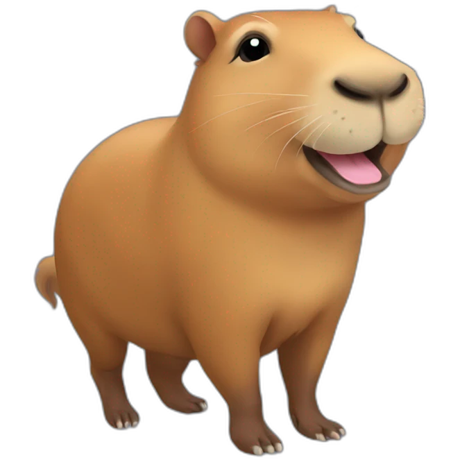 happy capybara emoji