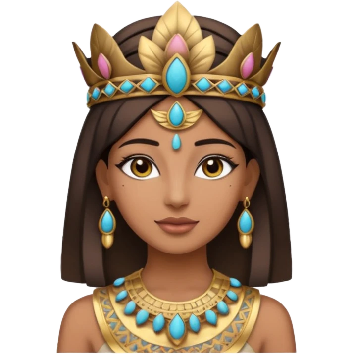 woman, Egypt, , lotus emoji