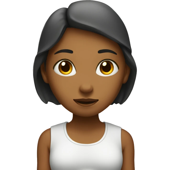 Girl meditating  emoji