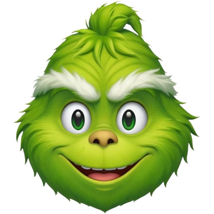 the grinch face smiling emoji emoji