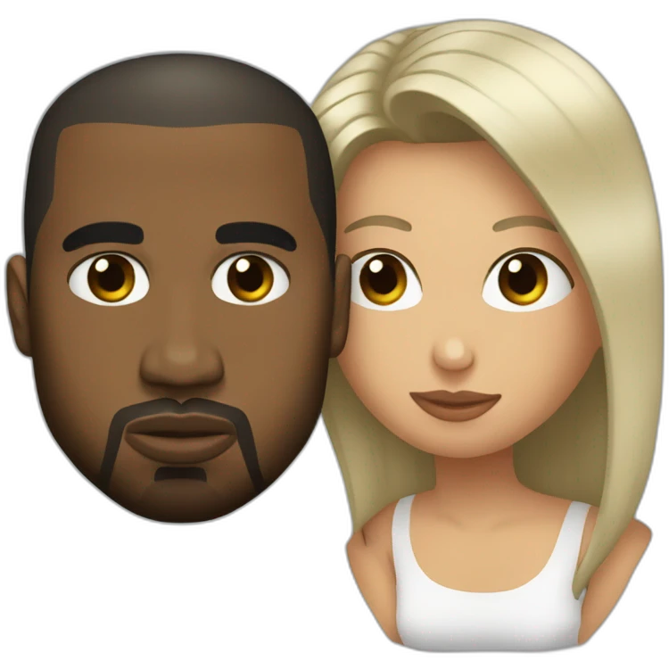kanye west in love emoji