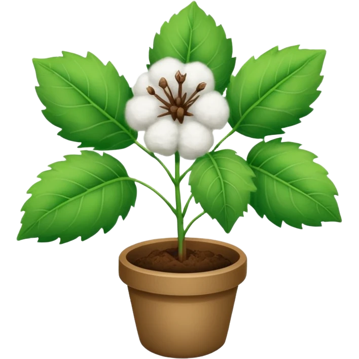 small cotten plant emoji