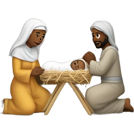 Nativity scene emoji