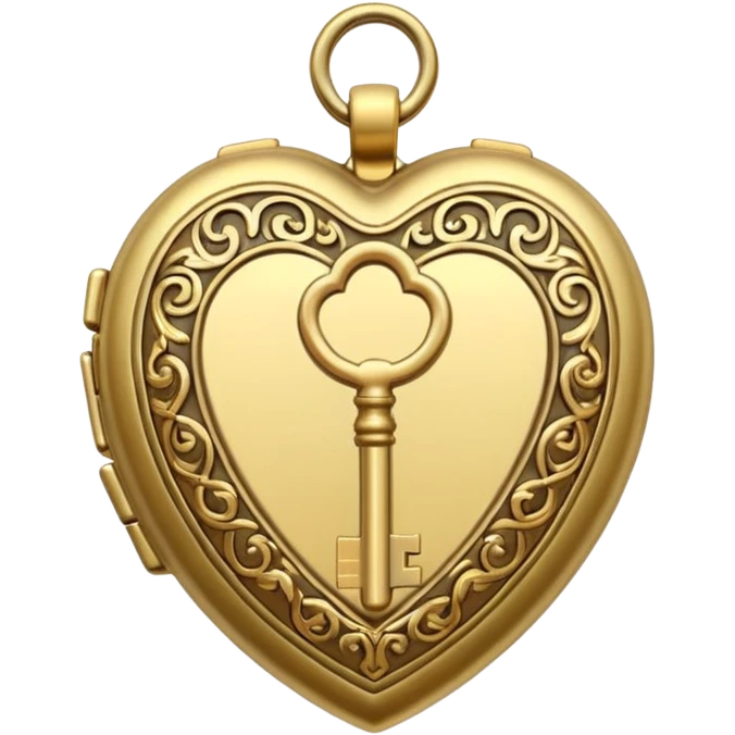 Tiny Key Locket
 emoji