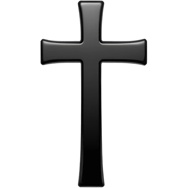 christan cross black emoji