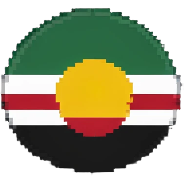 flag of Kurdistan with red, white and green horizontal stripes and a yellow sun symbol emoji