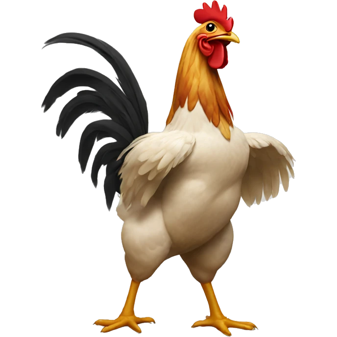 Chicken dancing emoji