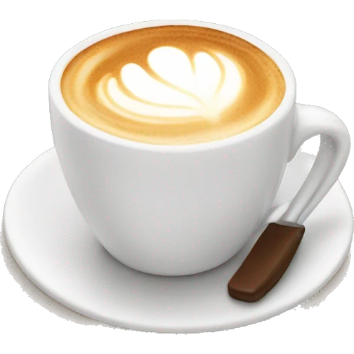 Flat white emoji