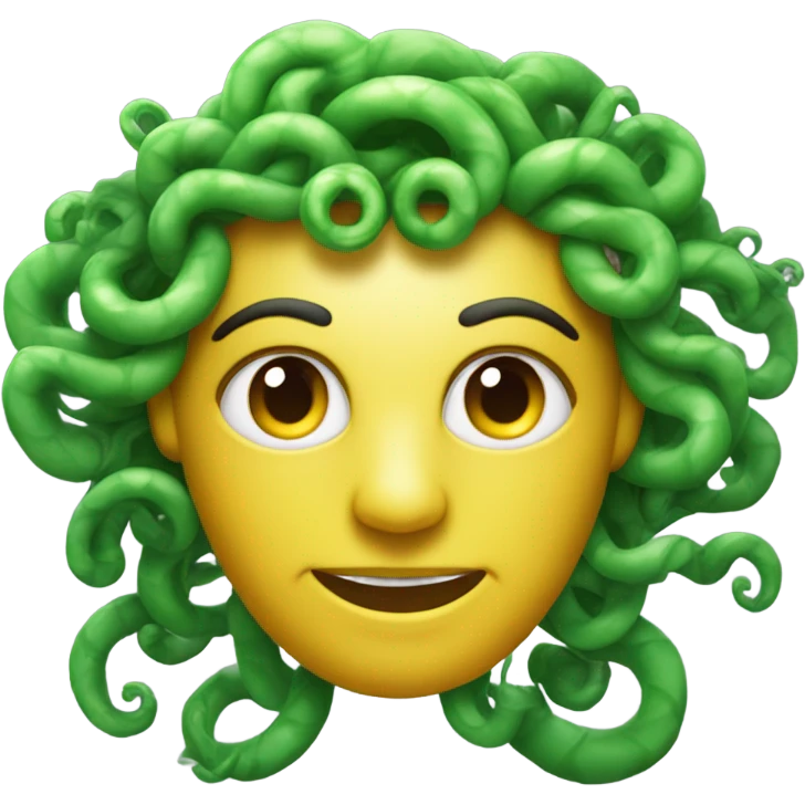 medusa de color  emoji