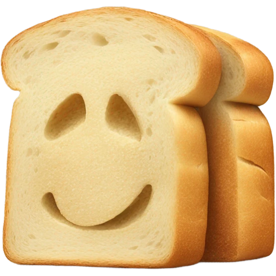 Just two plain bread slices stacked emoji