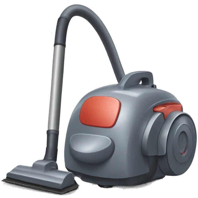 vacuum cleaner with elphant emoji