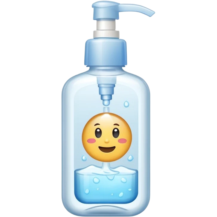 hand sanitizer without pump emoji
