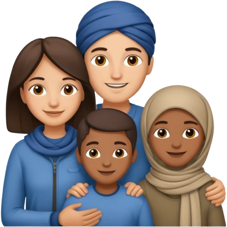 refugee family emoji