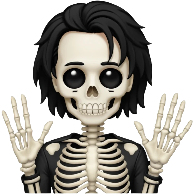 Make a Playboi Carti yvl skeleton hand emoji emoji