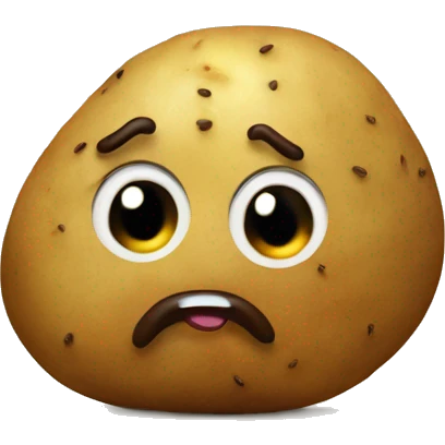 potato with poop emoji emoji