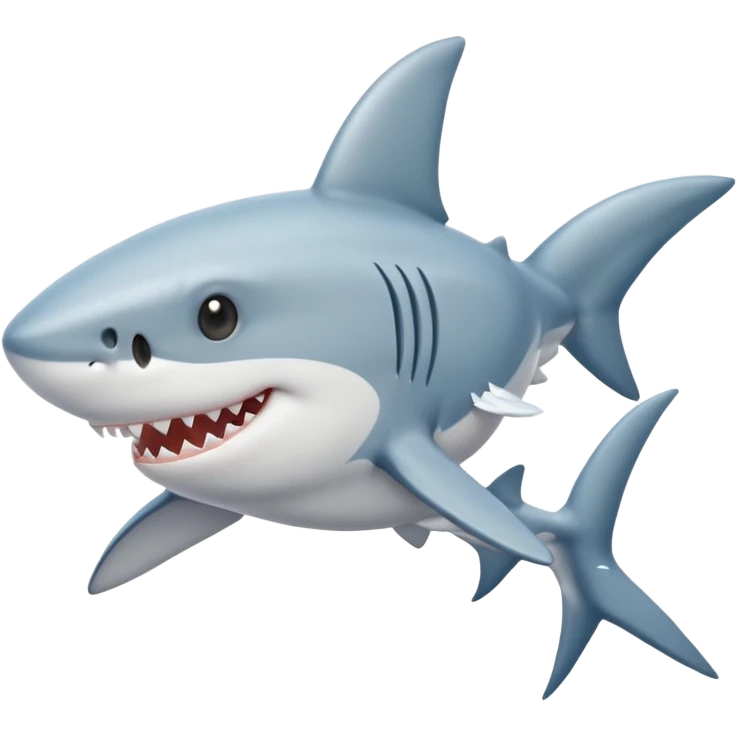 shark with angel wings emoji