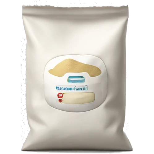 pocket sized bag of white flour emoji