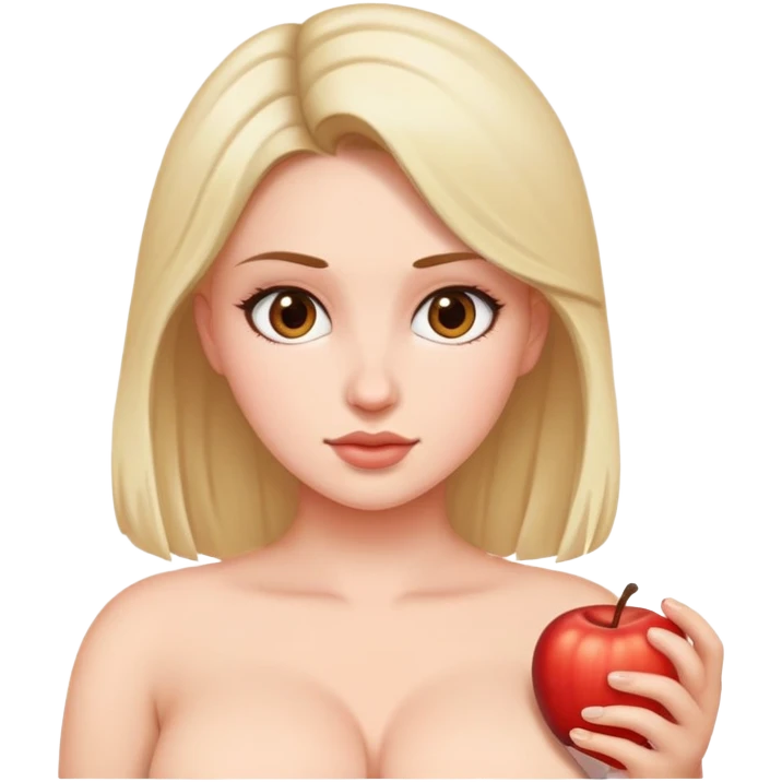 Big tits girl emoji