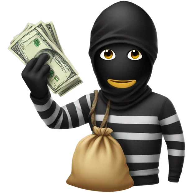 Robber emoji emoji