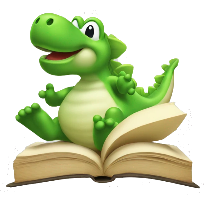 yoshi book emoji