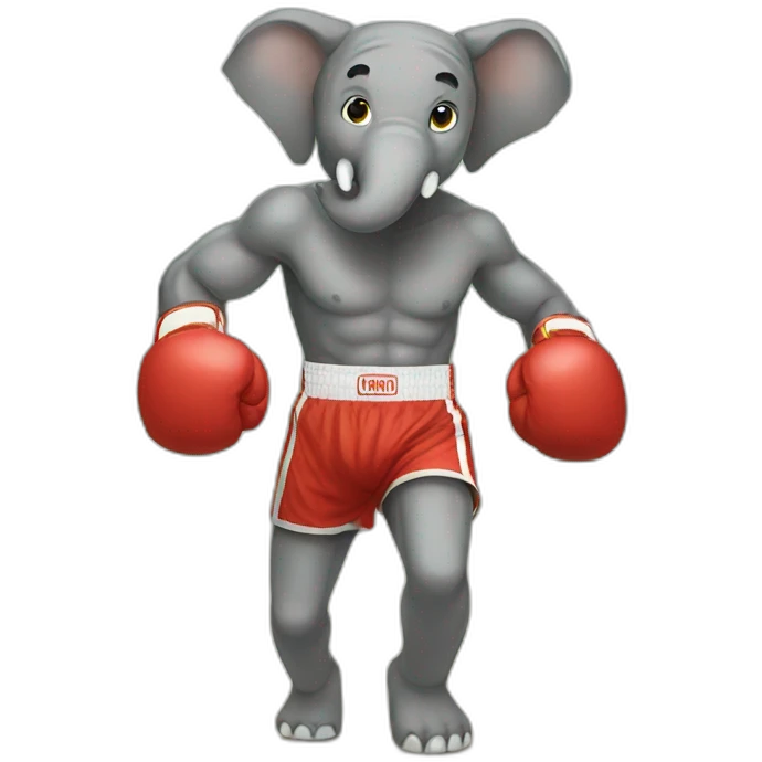 Elephant Boxer emoji
