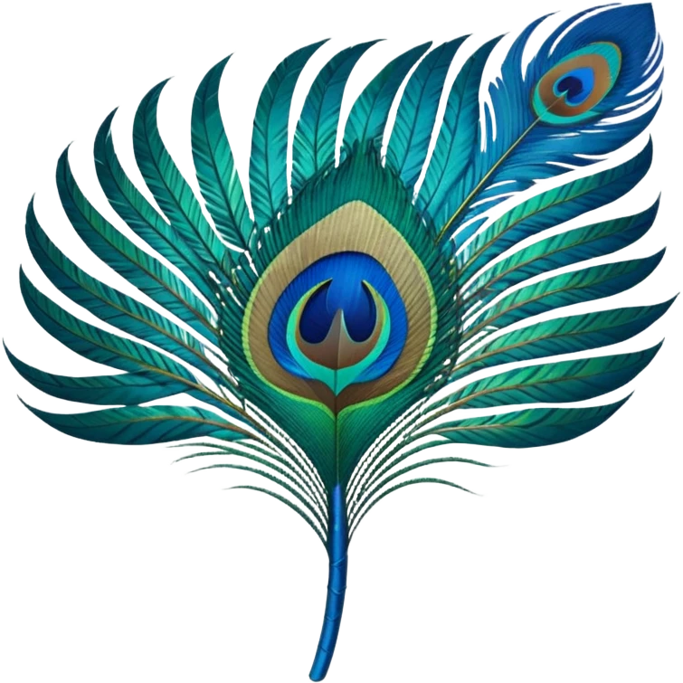  Peacock feather emoji