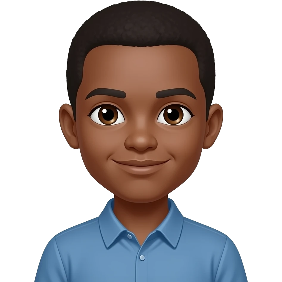 Make me a black noir emoji form the boys emoji