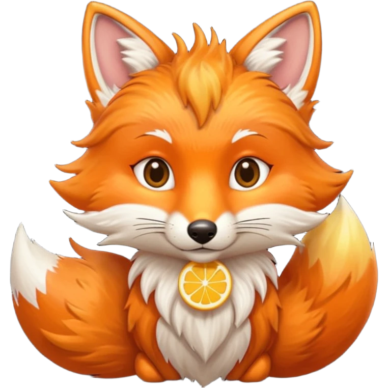 fox holding a sun ☀️🦊 emoji