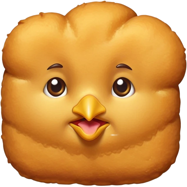 Apologetic chicken nugget  emoji