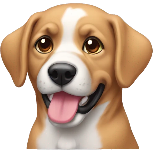 perro con pastel  emoji