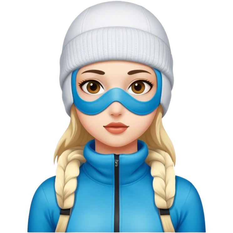 Girl wearing a skimask  emoji