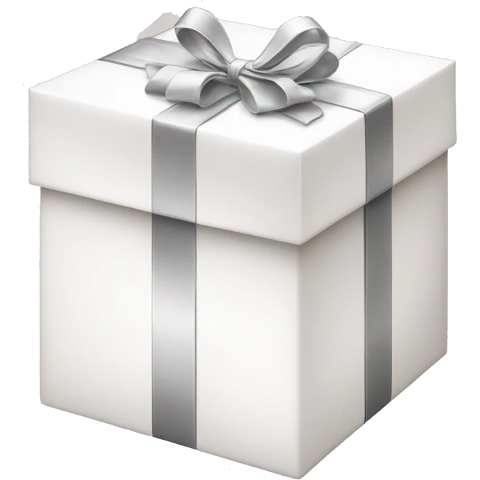 white dior giftbox  emoji