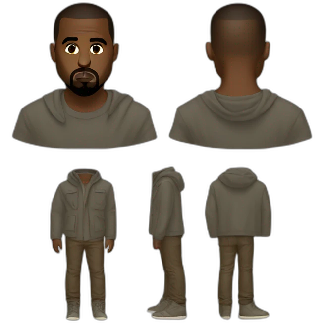 kanye west yeezy emoji