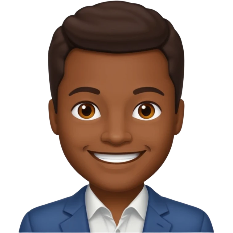 Roger Troutman with dark brown hair emoji