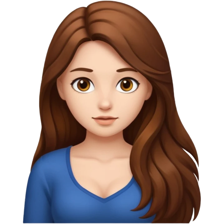 Make a girl with big chest emoji