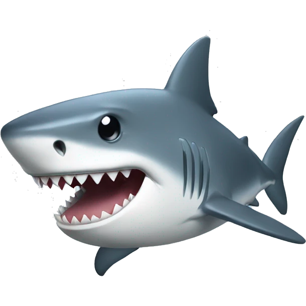 Shark in a cast emoji