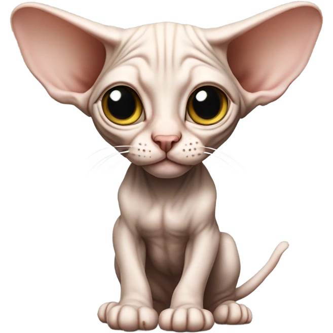 Sphynx kitten emoji