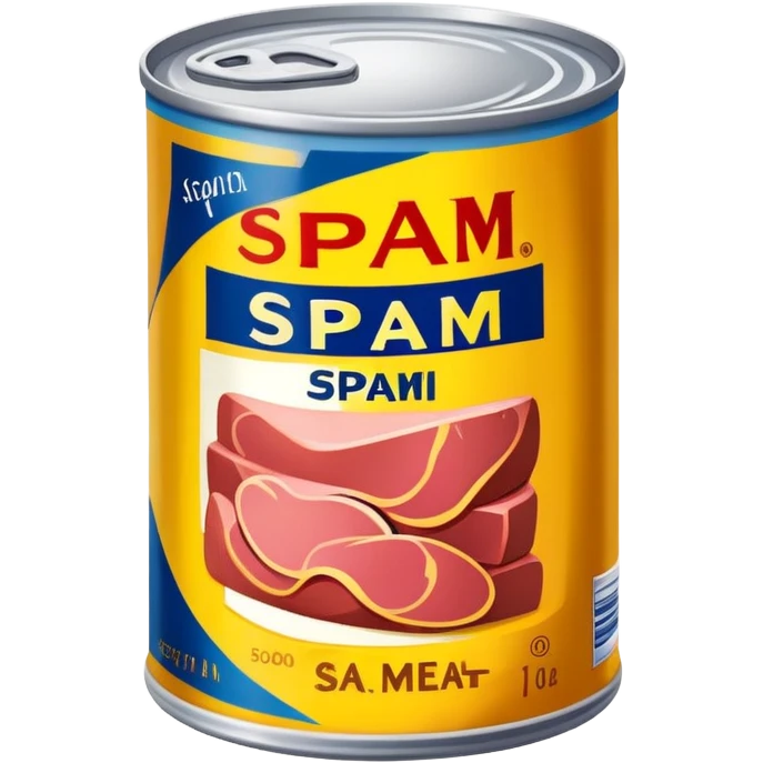 picasso abstract art SPAM MEAT painting emoji