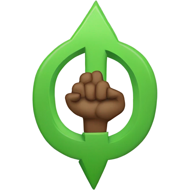 Hype arrow up emoji