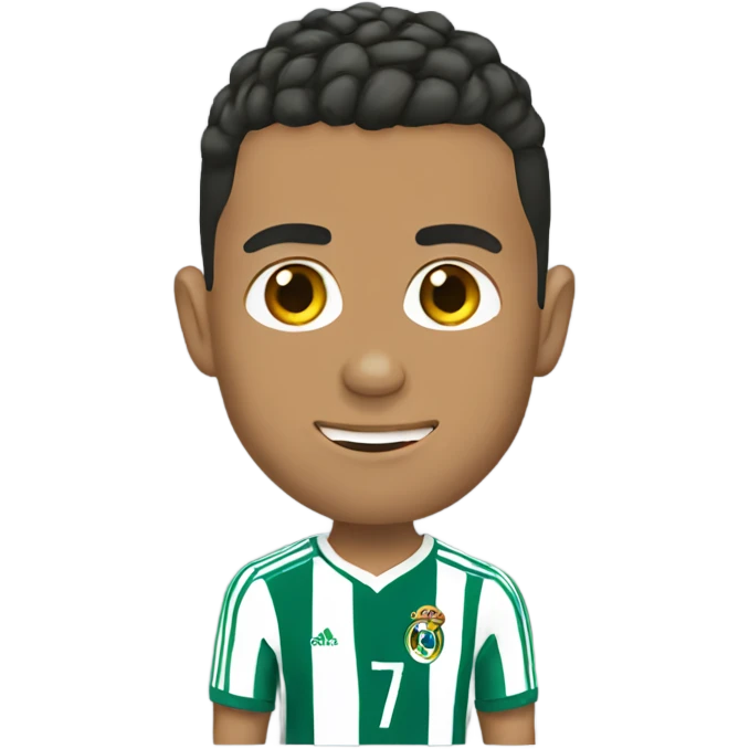 Ronaldo wearing  emoji