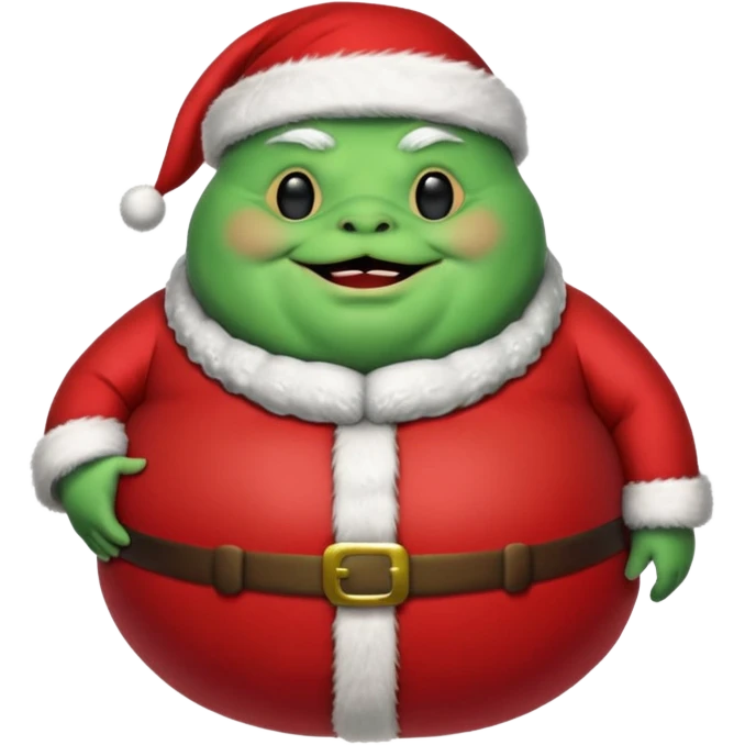 jabba the hutt santa emoji