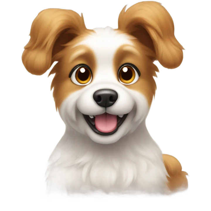 Cute dog emoji