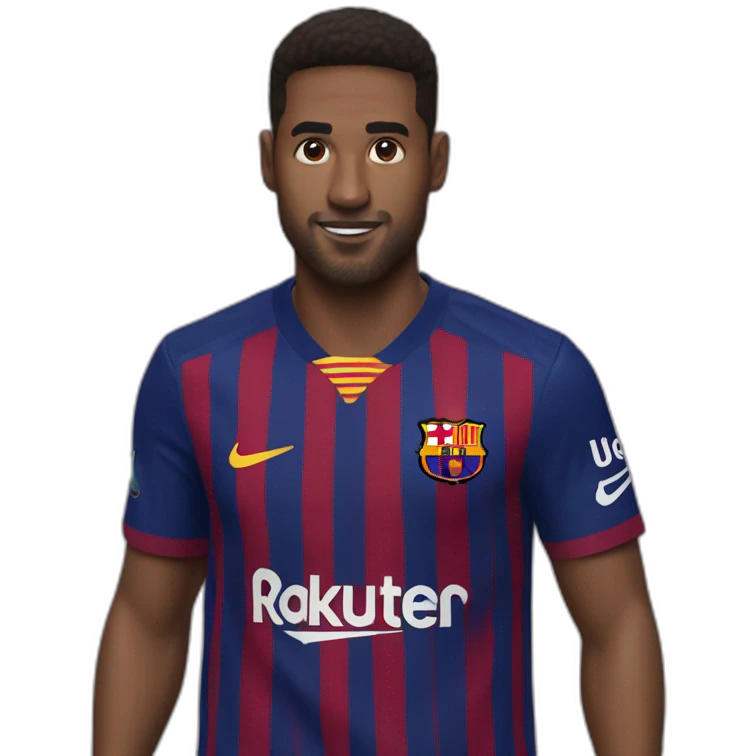 lofy fc Barcelona shirt  emoji