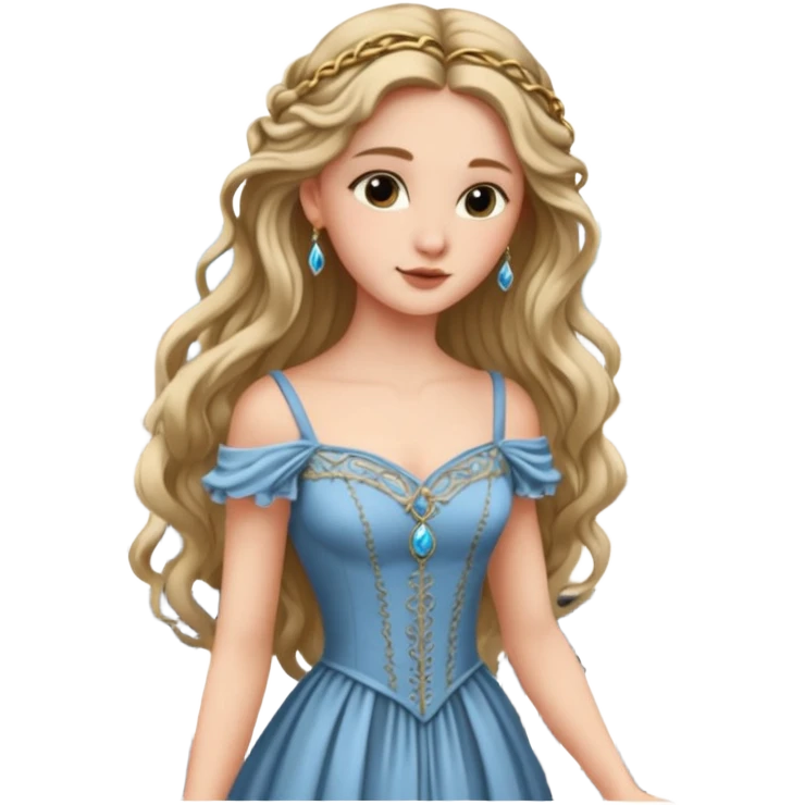 Juliet against the backdrop of a balcony emoji