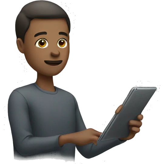 person drawing on tablet  emoji