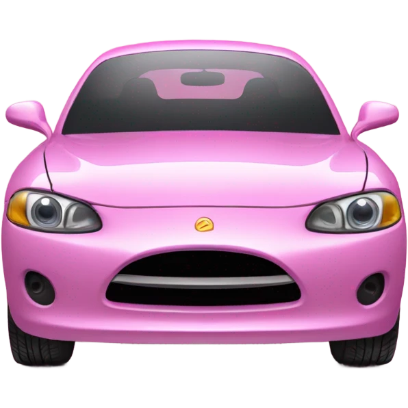 Pink car emoji