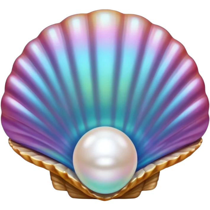 pearls in shell emoji