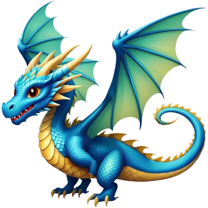 Dragons in sky emoji