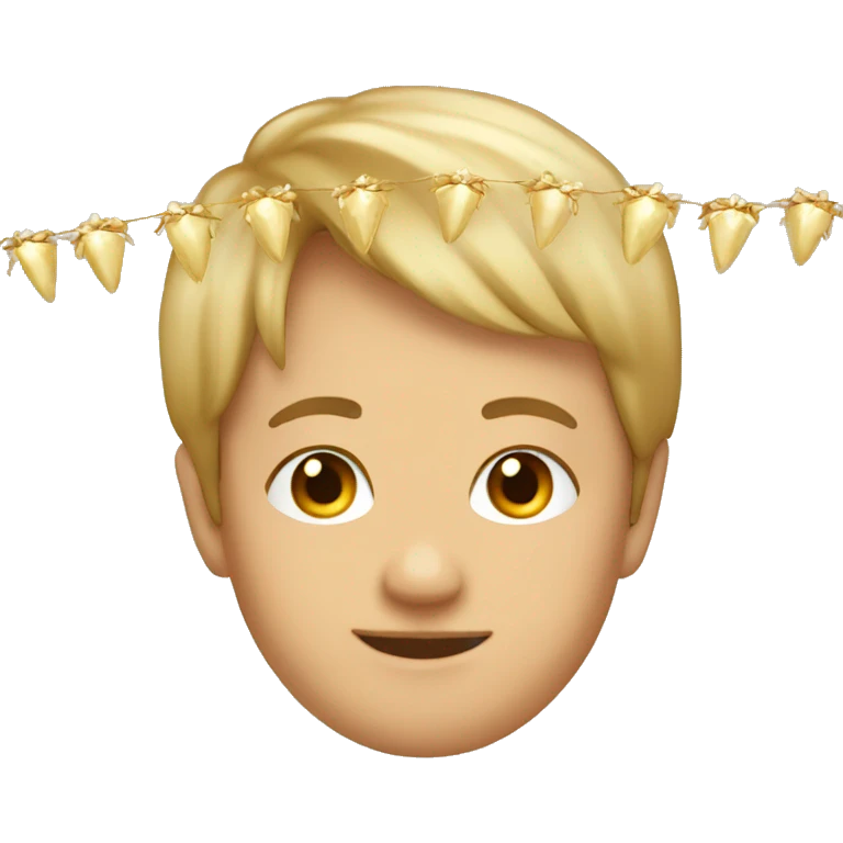 Beige garlands emoji