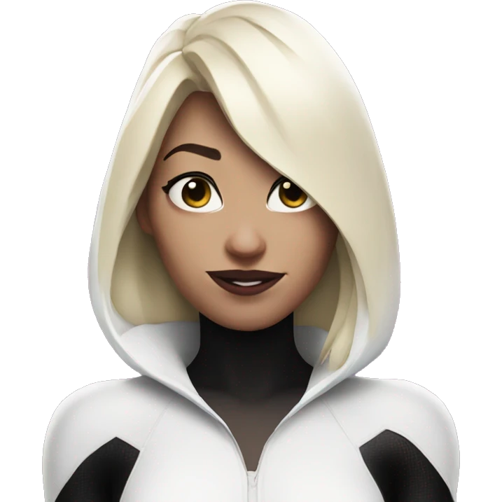spider gwen half body emoji